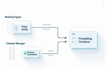 Graphic showing data flow and synchronization between different systems